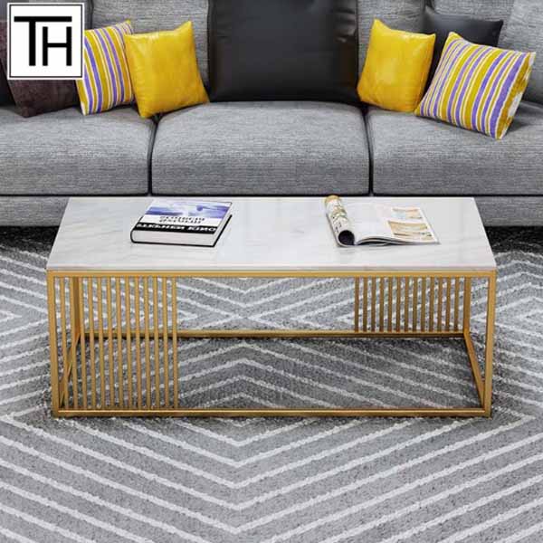 Bàn Trà Sofa Mặt Đá Chữ Nhật BMD1424