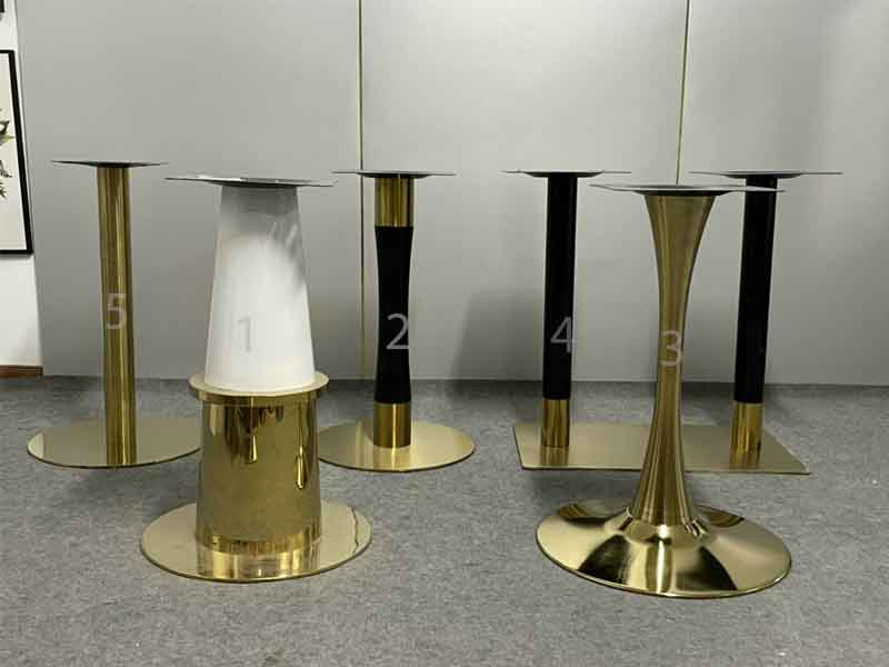 Chân Bàn Cafe Mạ Vàng Nhập Khẩu CB342